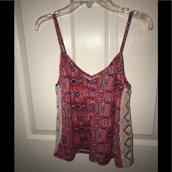 Patterned Boho Cropped Tank - Picture 5 of 5